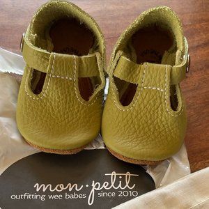 Mon Petite T-Strap Leather baby girl shoes size 2